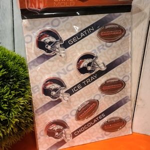 NFL Denver Bronco NWT Candy Ice Gelatin Mold